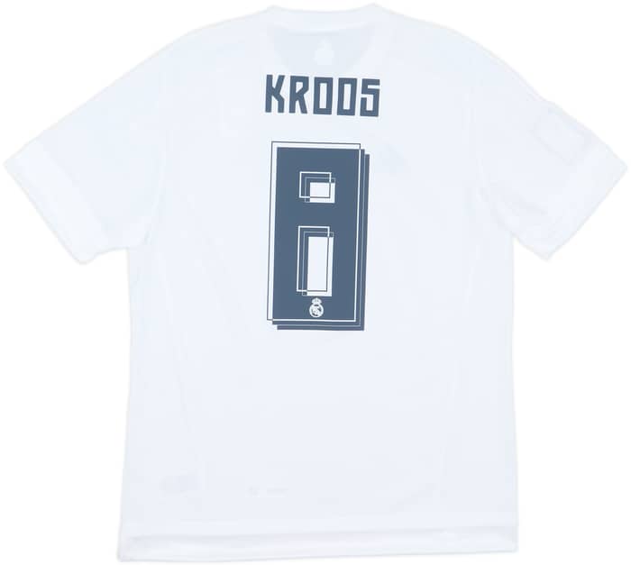 2015-16 Real Madrid Home Shirt Kroos #8 (L)