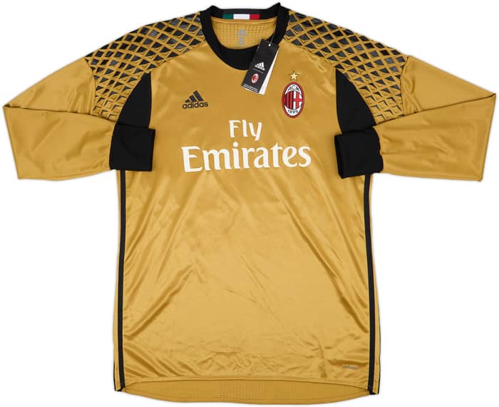 2016-17 AC Milan Player Issue GK Shirt Donnarumma #99 (L)