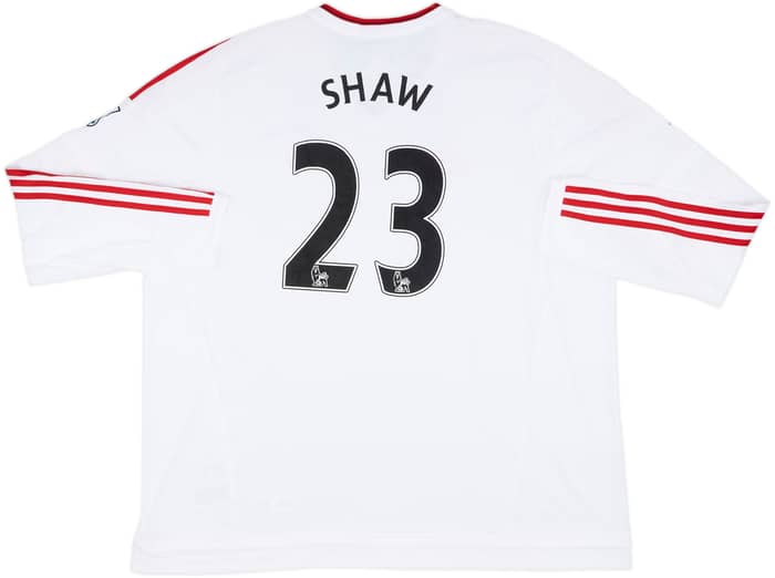 2015-16 Manchester United Away L/S Shirt Shaw #23 (3XL)