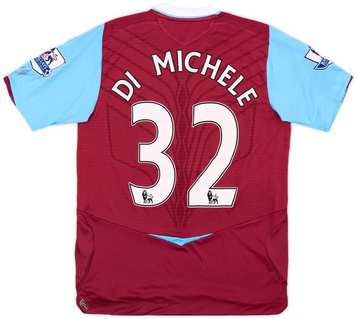 2008-09 West Ham Match Issue Home Shirt Di Michele #32
