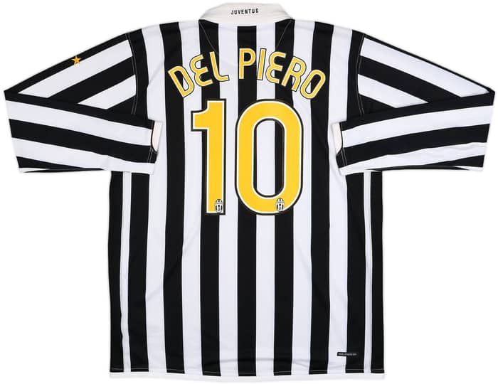 2006-07 Juventus Home L/S Shirt Del Piero #10 (XL)