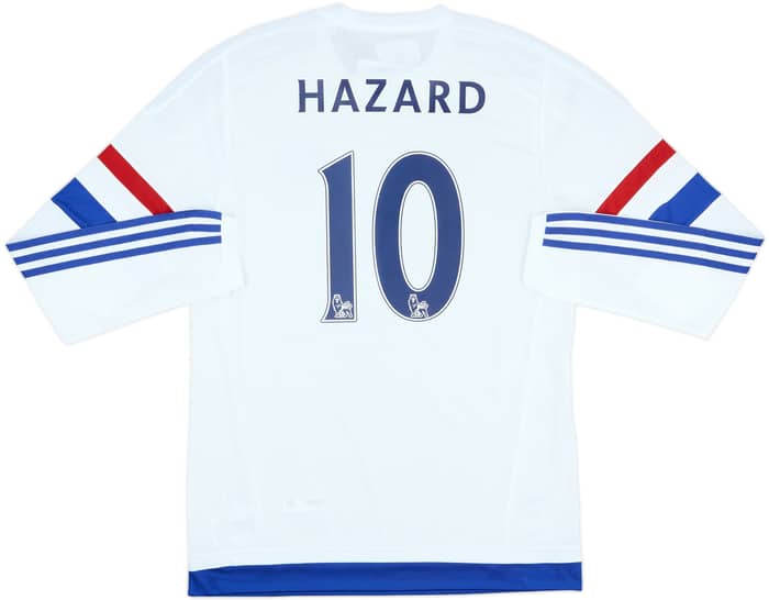 2015-16 Chelsea Player Issue Away L/S Shirt Hazard #10 (L)
