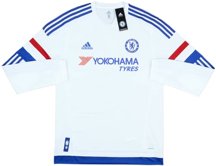 2015-16 Chelsea Player Issue Away L/S Shirt Hazard #10 (L)
