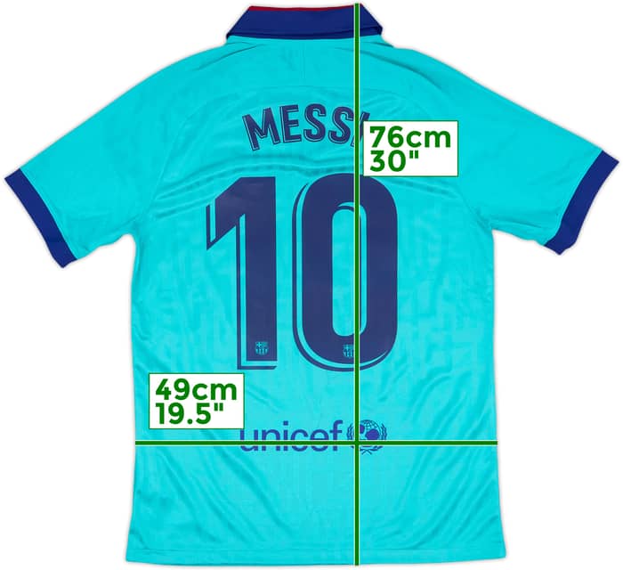 2019-20 Barcelona Third CL Shirt Messi #10 (M)