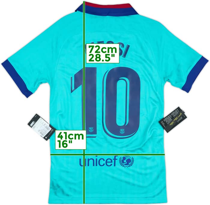 2019-20 Barcelona Third CL Shirt Messi #10 (XS)