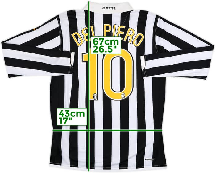 2006-07 Juventus Home L/S Shirt Del Piero #10 (L)