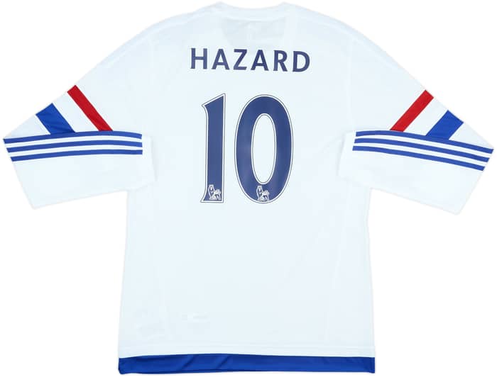 2015-16 Chelsea Player Issue Away L/S Shirt Hazard #10 (L)