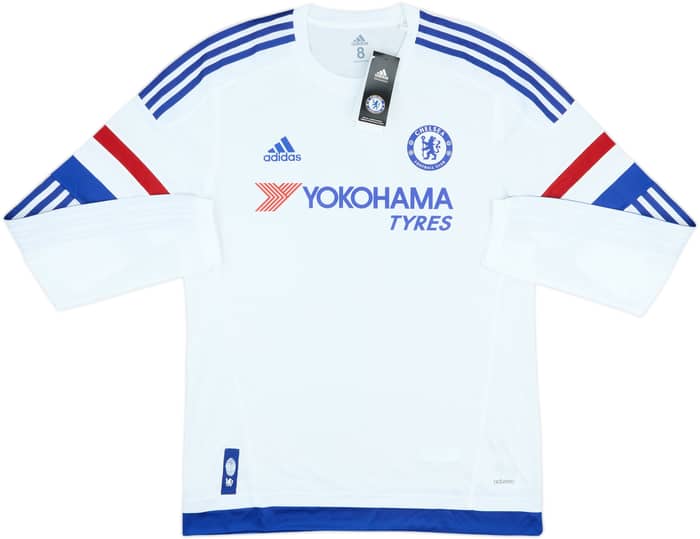 2015-16 Chelsea Player Issue Away L/S Shirt Hazard #10 (L)