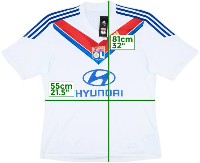 2013-14 Lyon Home Shirt (XL)