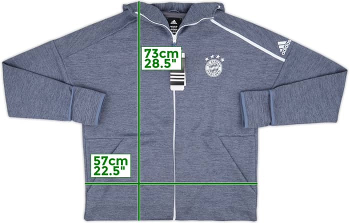 2018-19 Bayern Munich adidas Hooded Sweat Top (XL)