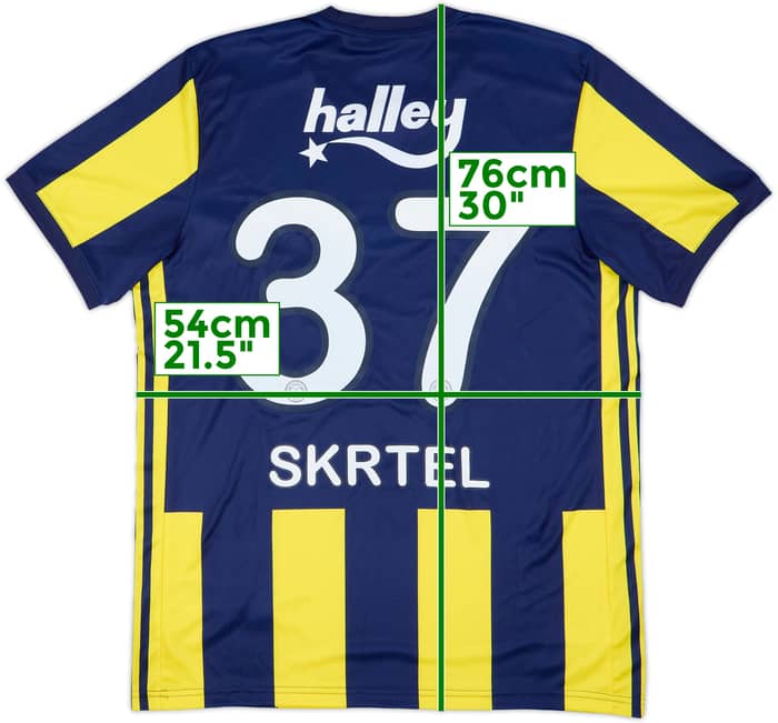 2018-19 Fenerbahce Basic Home Shirt Skrtel #37 (L)