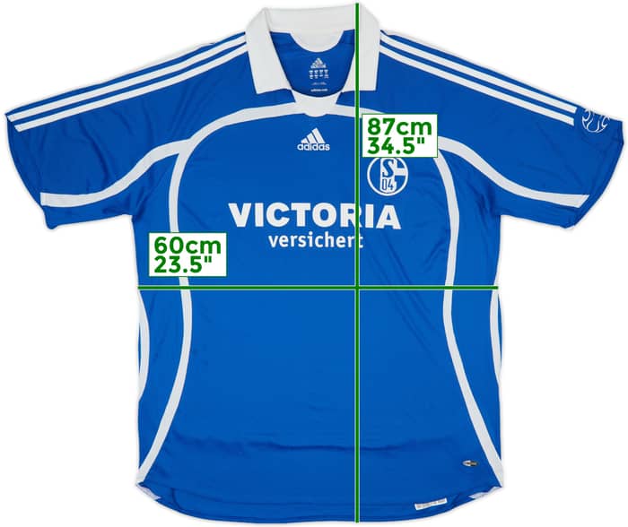 2006-07 Schalke Home Shirt - 8/10 - (XXL)