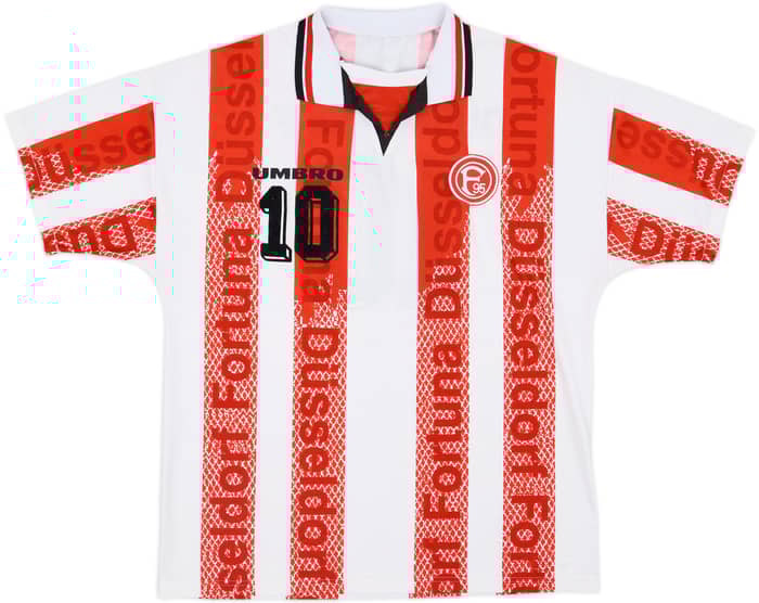 1996-98 Fortuna Dusseldorf Home Shirt #10 - 8/10 - (XL)