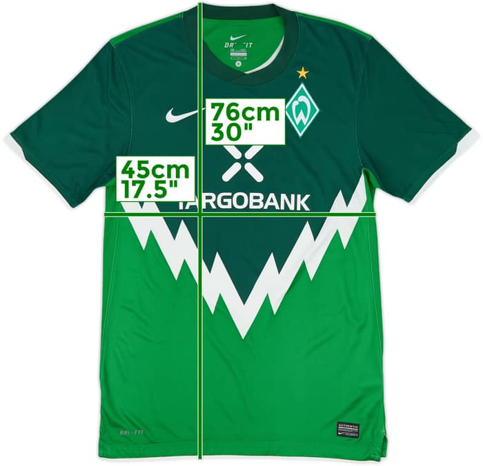 格安人気 2010-11 Werder (S) - 9/10 - Shirt Home Bremen ウェア