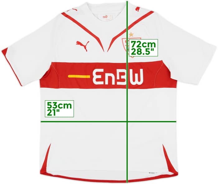 2009-10 Stuttgart Home Shirt - 6/10 - (M)