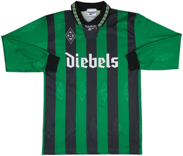 1995-96 Borussia Monchengladbach Away L/S Shirt - 7/10 - (M)