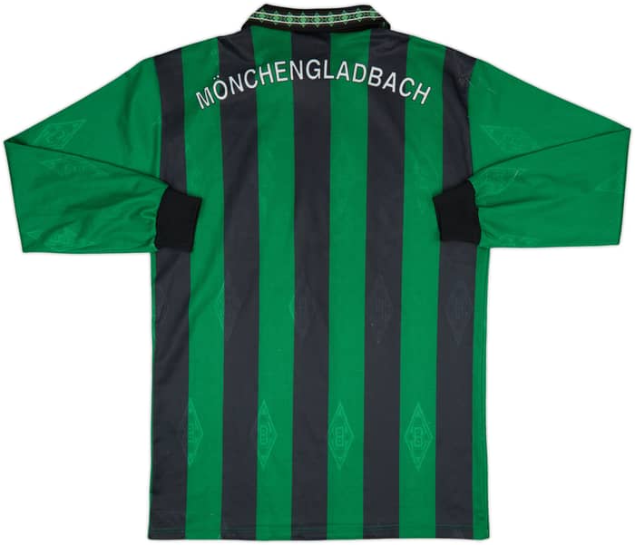 1995-96 Borussia Monchengladbach Away L/S Shirt - 7/10 - (M)
