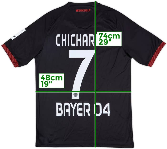 2016-17 Bayer Leverkusen Home Shirt Chicharito #7 - 9/10 - (S)