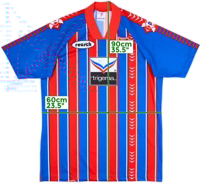 1995-96 KFC Uerdingen Home Shirt - 9/10 - (XL/XXL)