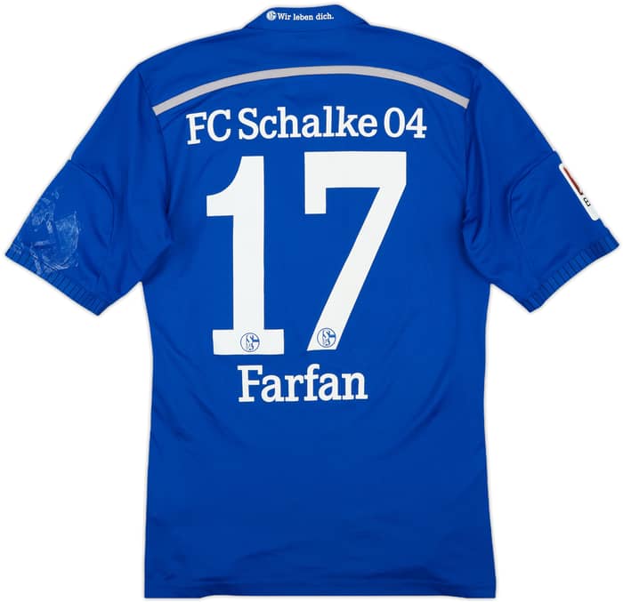 2014-16 Schalke Home Shirt Farfan #17 - 4/10 - (S)