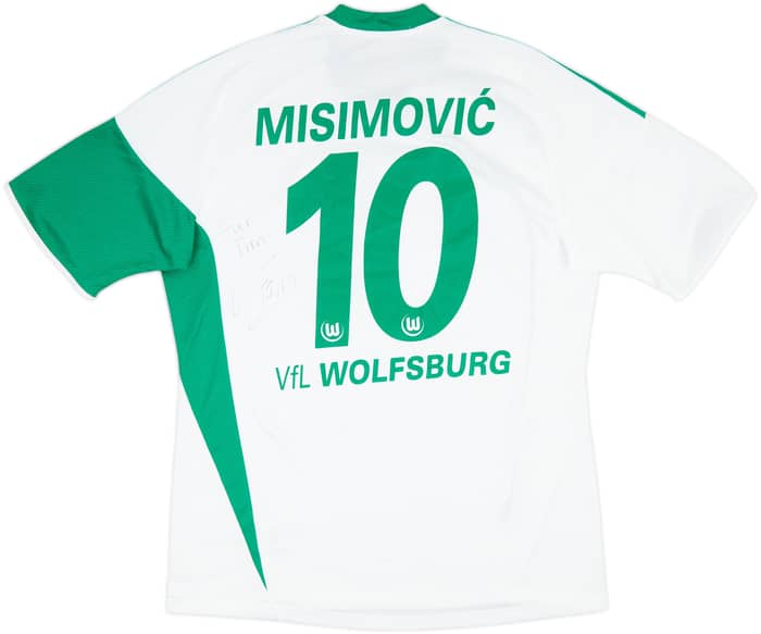 2009-10 Wolfsburg Signed Home Shirt Misimovic #10 - 6/10 - (L)