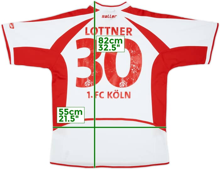 2003-04 FC Koln Home Shirt Lottner #30 - 5/10 - (L/XL)