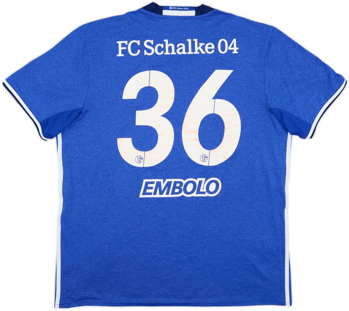 2016-18 Schalke Home Shirt Embolo #36 - 5/10 - (XL)
