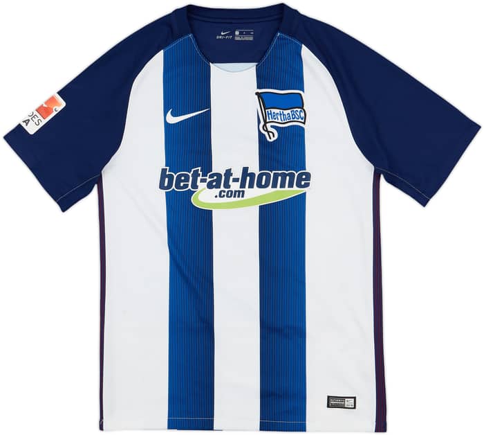 2016-17 Hertha Berlin Home Shirt Flori Muller #10 - 7/10 - (S)
