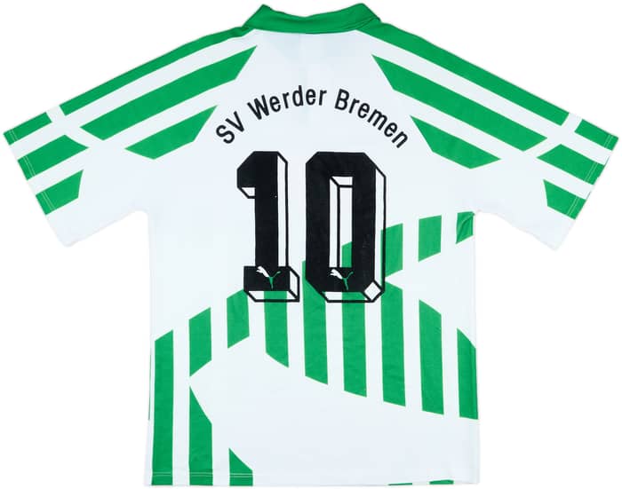 1994-95 Werder Bremen Match Issue Home Shirt #10