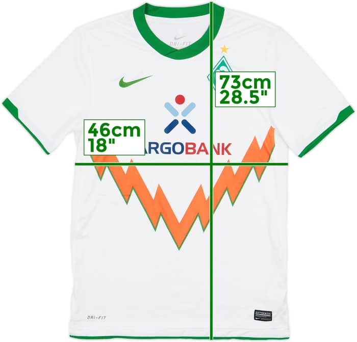 2010-11 Werder Bremen Away Shirt - 9/10 - (S)