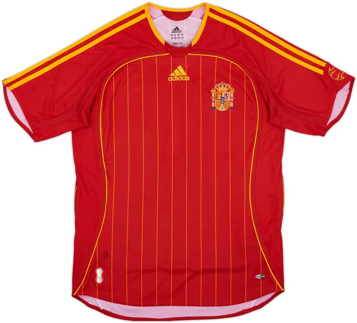 2006-08 Spain Home Shirt Alonso #14 - 7/10 - (M)