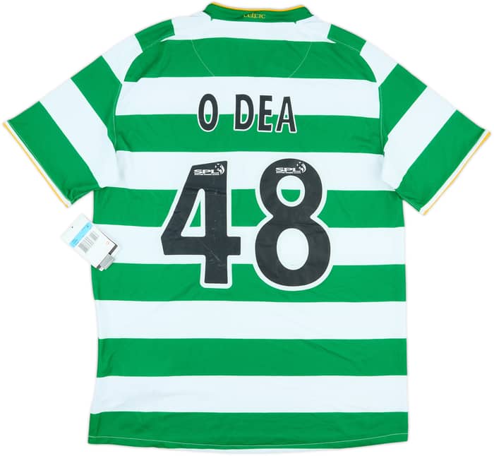 2008-10 Celtic Home Shirt O Dea #48 (M)