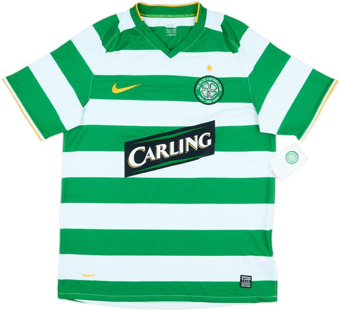 2008-10 Celtic Home Shirt O Dea #48 (M)