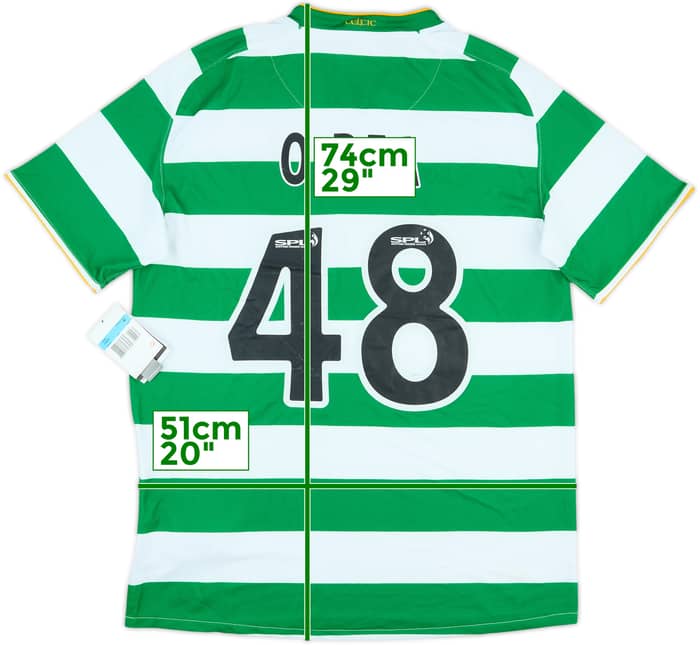 2008-10 Celtic Home Shirt O Dea #48 (M)
