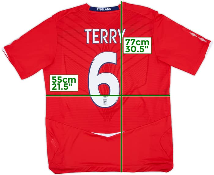 2008-10 England Away Shirt Terry #6 - 7/10 - (L)