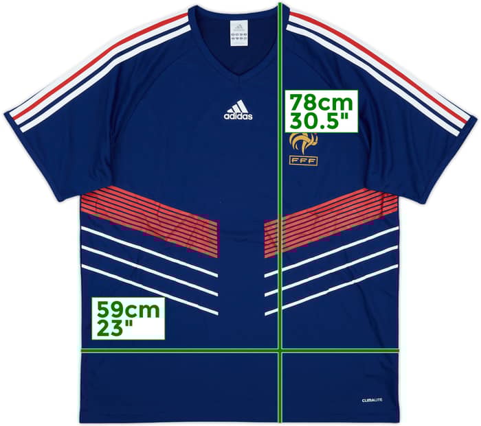 2009-10 France Basic Home Shirt - 7/10 - (XL)