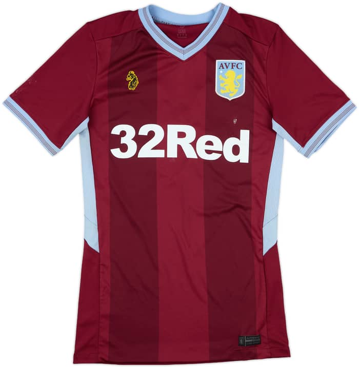 2018-19 Aston Villa Match Issue Home Shirt #14