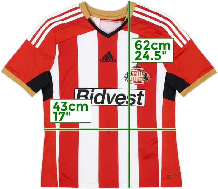 2014-15 Sunderland Home Shirt - 6/10 - (XL.Boys)