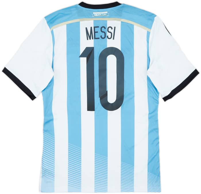 2013-15 Argentina Home Shirt Messi #10 - 6/10 - (M)