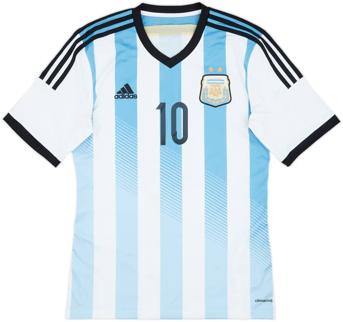 2013-15 Argentina Home Shirt Messi #10 - 6/10 - (M)