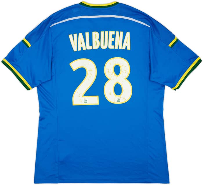 2013-14 Olympique Marseille Fourth Shirt Valbuena #28 - 7/10 - (XL)