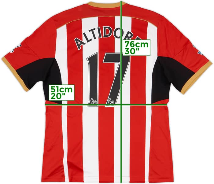 2014-15 Sunderland Home Shirt Altidore #17 - 8/10 - (L)