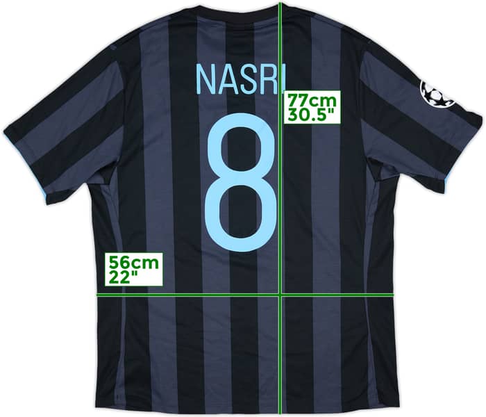 2012-13 Manchester City Third Shirt Nasri #8 - 9/10 - (L)