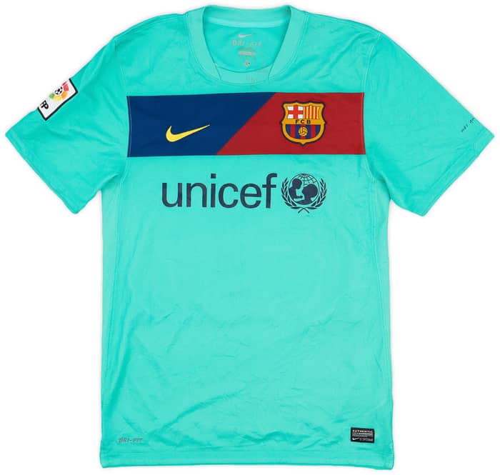 2010-11 Barcelona Away Shirt Messi #10 - 5/10 - (S)