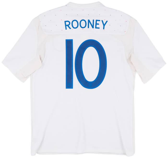 2010-11 England Home Shirt Rooney #10 - 7/10 - (L)