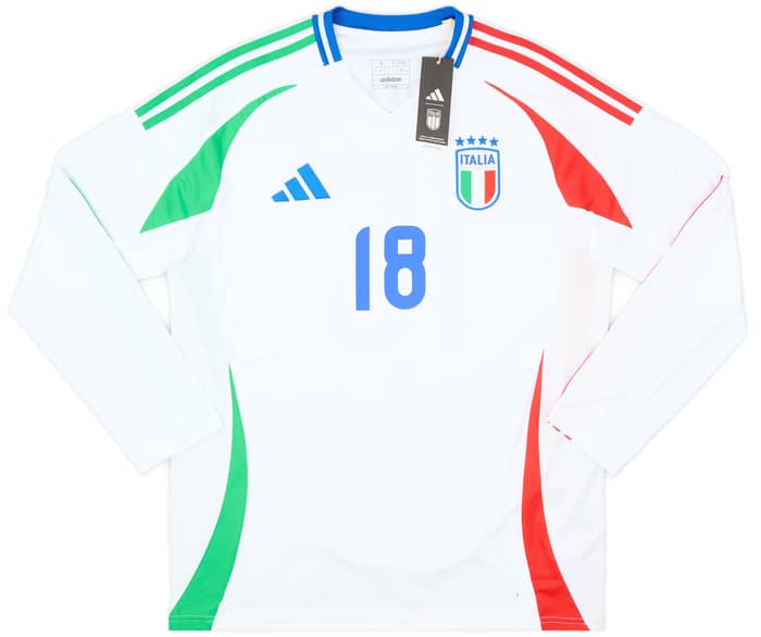 2024-25 Italy Away L/S Shirt Barella #18