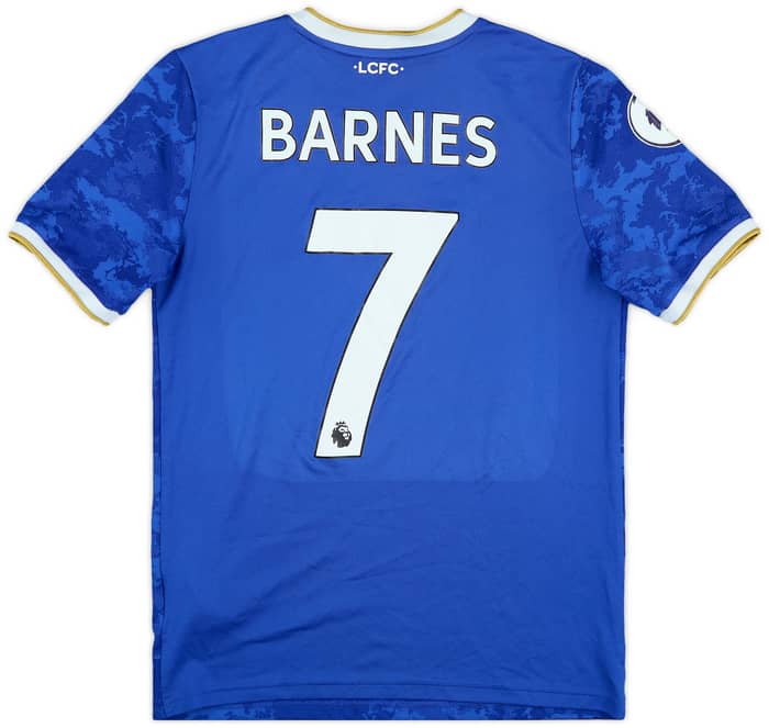 2021-22 Leicester Home Shirt Barnes #7 - 8/10 - (L.Boys)