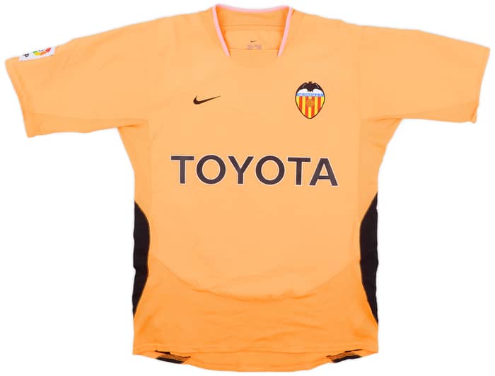 2003-04 Valencia Away Shirt Carboni #15 - 4/10 - (S)