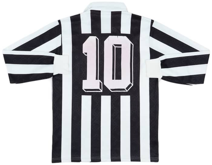 1989-90 Juventus Home L/S Shirt #10 - 6/10 - (M)
