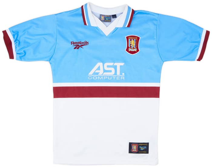 1997-98 Aston Villa Away Shirt - 8/10 - (Y)